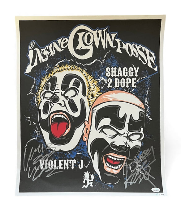 INSANE CLOWN POSSE "Whoop Whoop" Limited Edition Poster - JSA Autographed