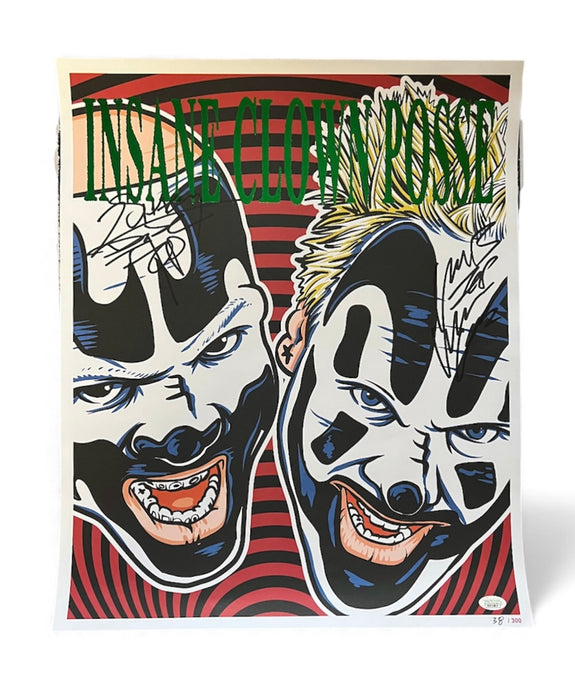 INSANE CLOWN POSSE Limited Edition Poster - JSA Autographed