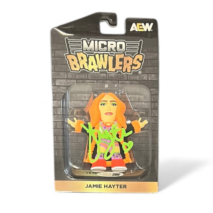 Jamie Hayter Micro Brawler - JSA Autographed
