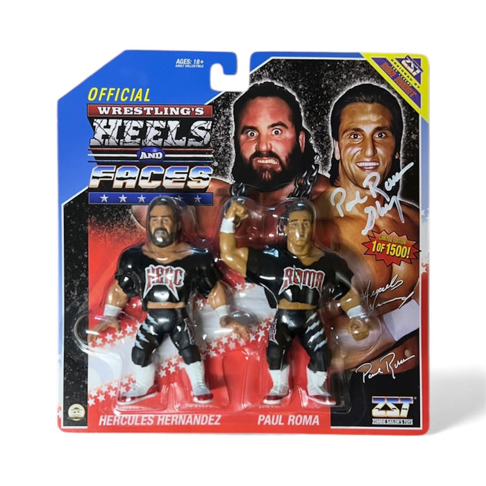 Paul Roma “ Power & Glory “ 2 Pack - Heels and Faces ZST Figure - AUTOGRAPHED