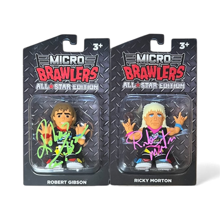 Rock N Roll Express Micro Brawler’s - Autographed