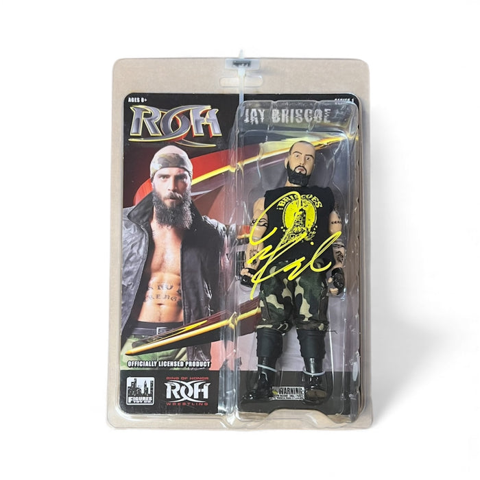 Jay Briscoe Rising Stars of Wrestling FTC Figure - JSA Autographed
