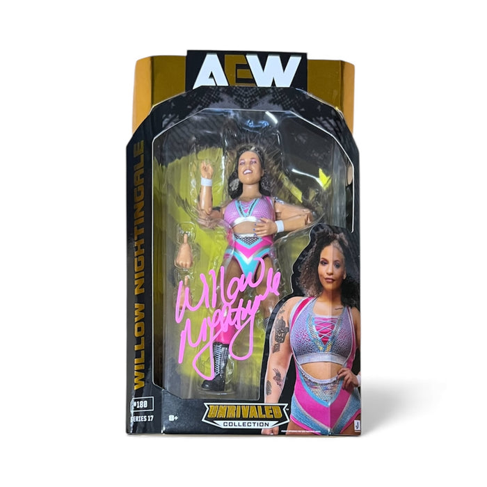 Willow Nightingale AEW #180 Unrivaled Figure - JSA Autographed
