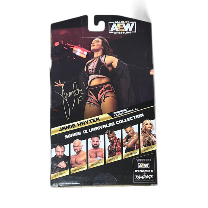 Jamie Hayter 1/3000 AEW #111 Unrivaled Figure - JSA Autographed