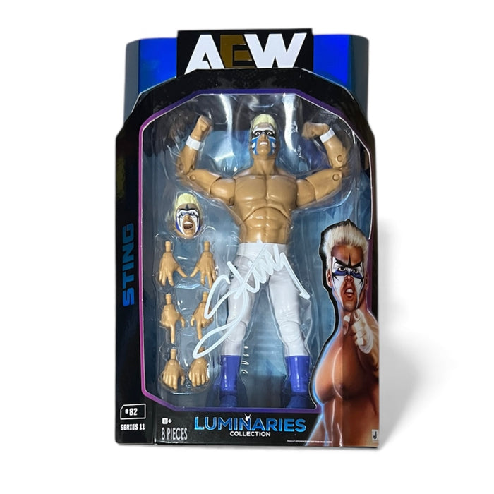 Sting AEW #82 Luminaries Figure - JSA Autographed