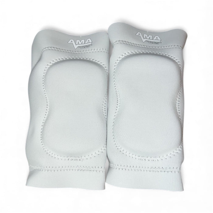 AMA White Pro Knee Pads