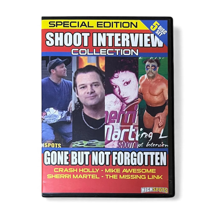 Gone But Not Forgotten Shoot Interview Collection - 5 Disc DVD-R Set