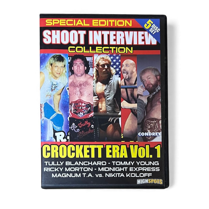 Crockett Era Vol 1 Shoot Interview Collection - 5 Disc DVD-R Set