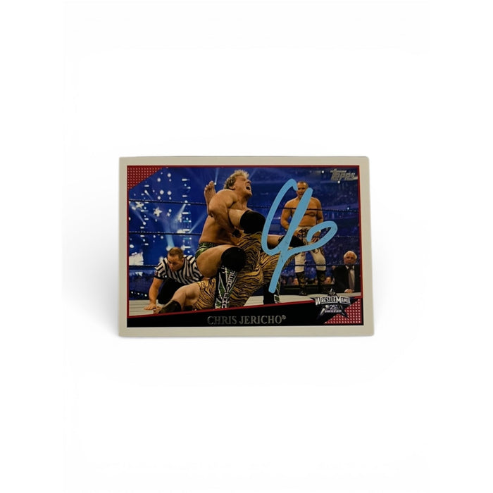 WWE - Chris Jericho Topps Trading Card - Autographed