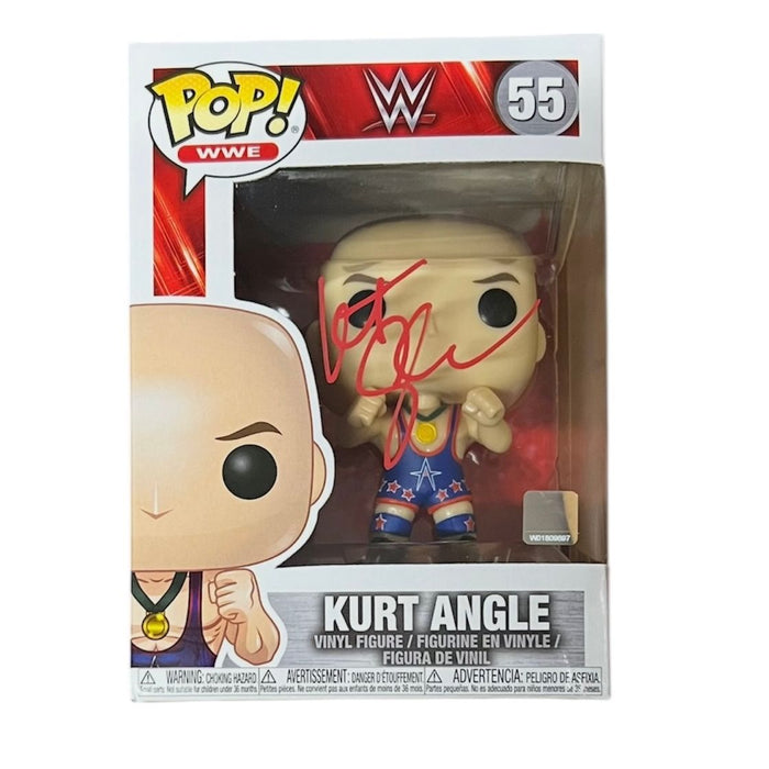 Kurt Angle WWE Funko #55 - Autographed
