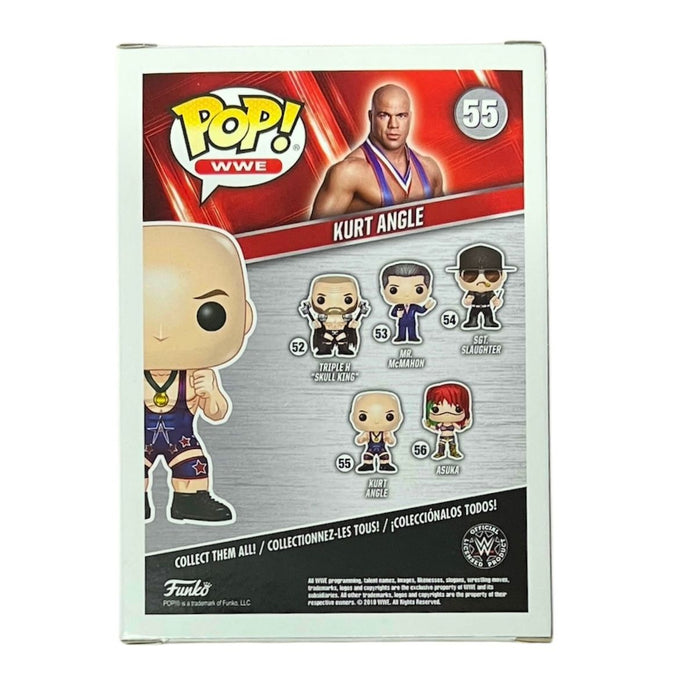 Kurt Angle WWE Funko #55 - Autographed