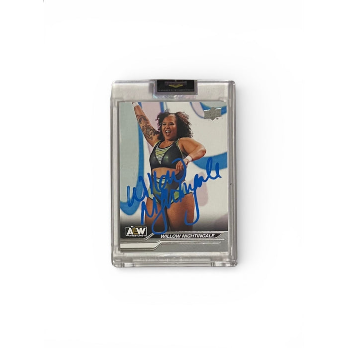 AEW - Willow Nightingale Upper Deck Trading Card - Autographed