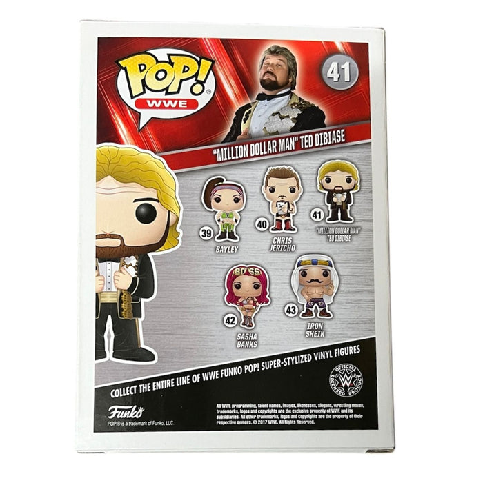 Million Dollar Man Ted DiBiase Funko #41 POP Figure - JSA Autographed