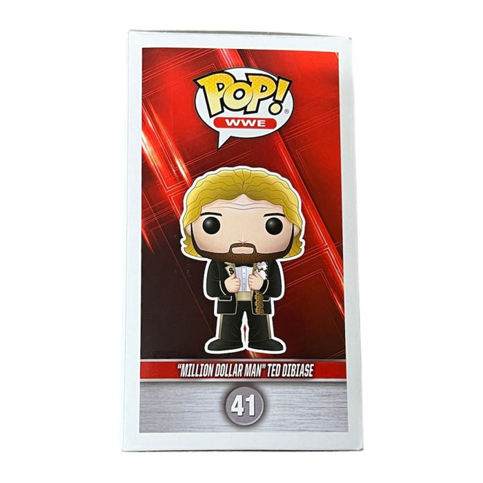Million Dollar Man Ted DiBiase Funko #41 POP Figure - JSA Autographed