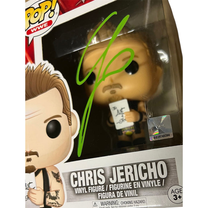 Chris Jericho Funko Pop #40 - Autographed ( Damaged )