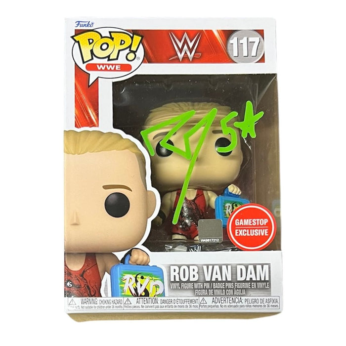 ROB VAN DAM FUNKO POP FIGURE 117 - AUTOGRAPHED