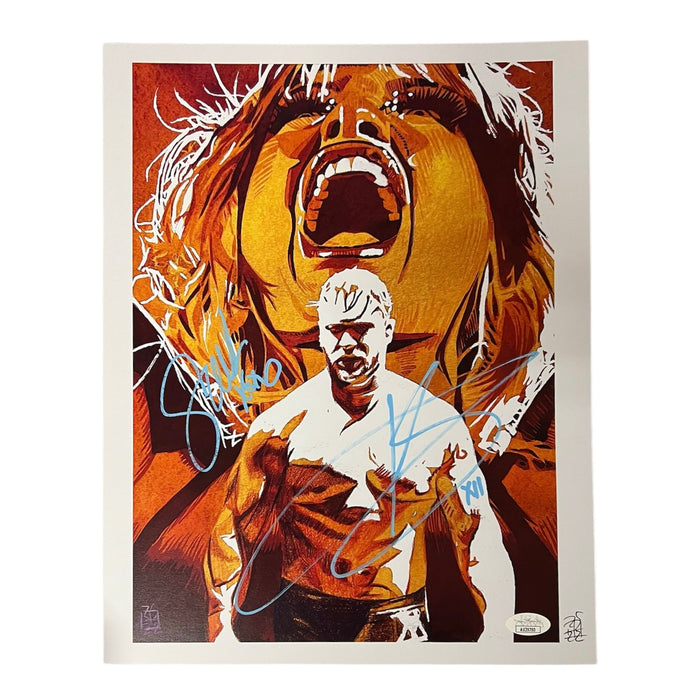 Karrion Kross & Scarlett Bordeaux Schamberger 11 x 14 Poster - JSA Dual Autographed
