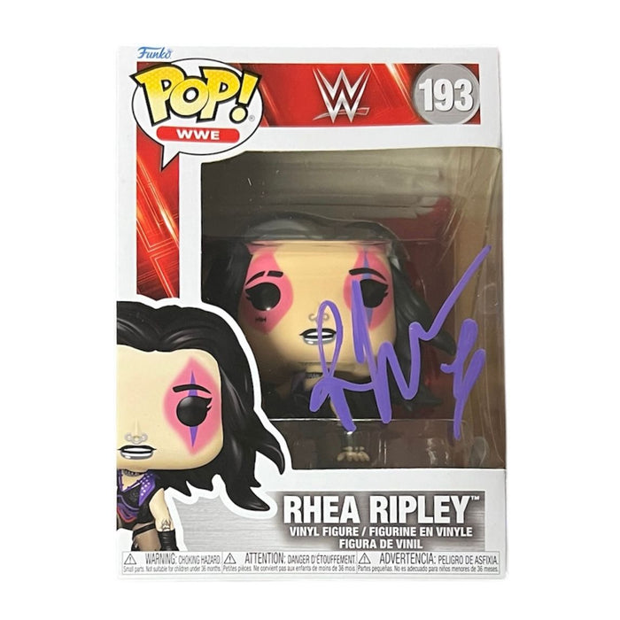Rhea Ripley Funko POP #193 - JSA Witness Autographed