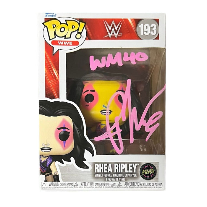 Rhea Ripley Funko POP #193 ( Chase ) - JSA Witness Autographed