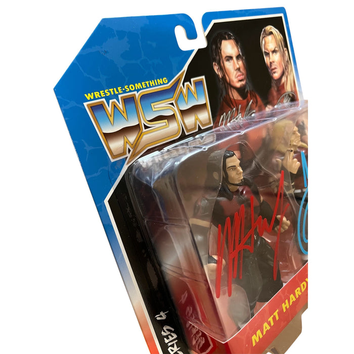 Hardy Boyz Brood FC Toys Figure Set - JSA Dual Autographed