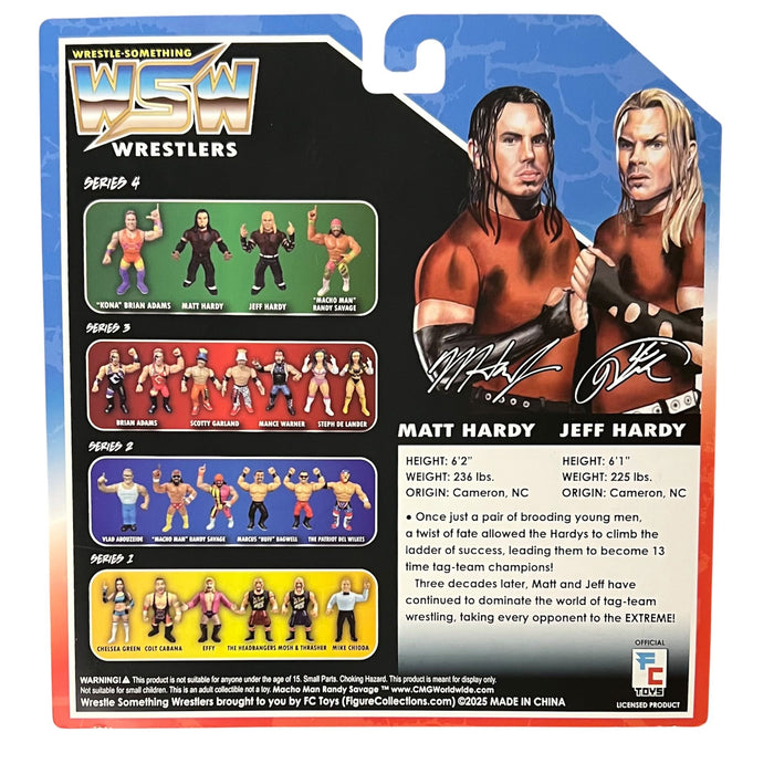 Hardy Boyz Brood FC Toys Figure Set - JSA Dual Autographed