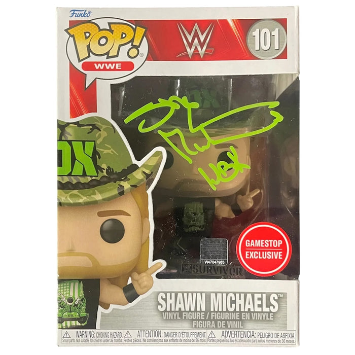Shawn Michaels Funko POP #101 - Beckett Autographed