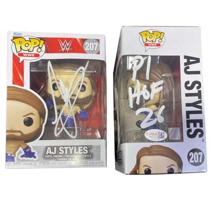 *** PRE-ORDER ***AJ Styles Funko POP #207 - JSA Witnessed Autographed