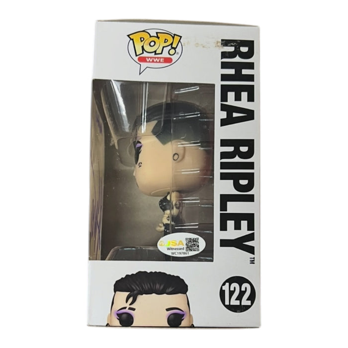Rhea Ripley Funko POP #122 - JSA Witness Autographed