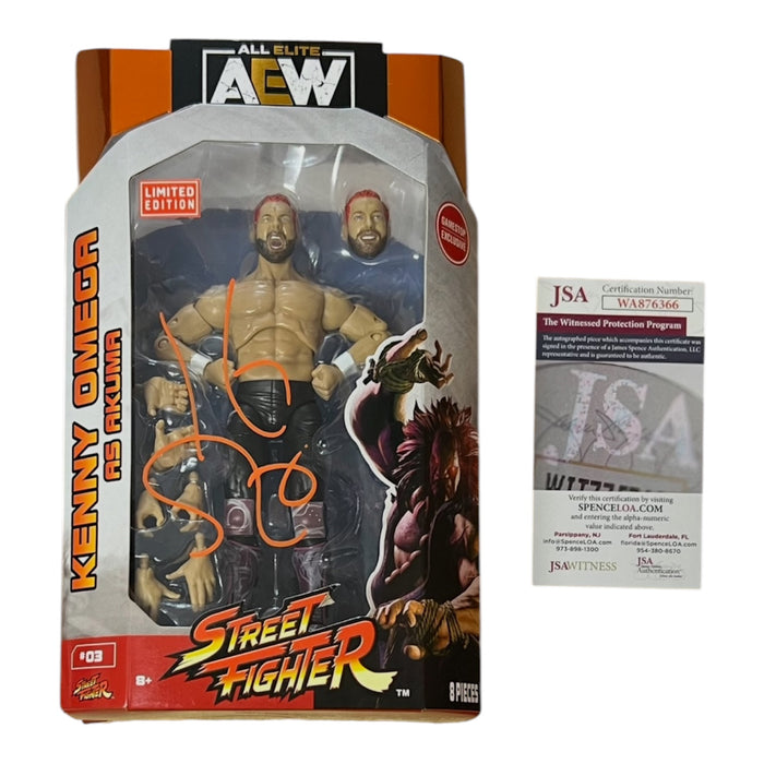 Kenny Omega Street Fighter AEW - Autographed