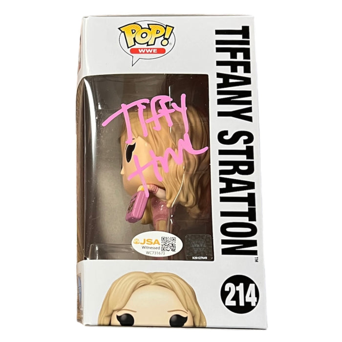 *** PRE-ORDER *** Tiffany Stratton Funko POP #214 - JSA Witnessed Autographed