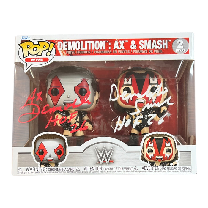*PREORDER* The Demolition Funko Pop 2 Pack - JSA Witnessed Autographed