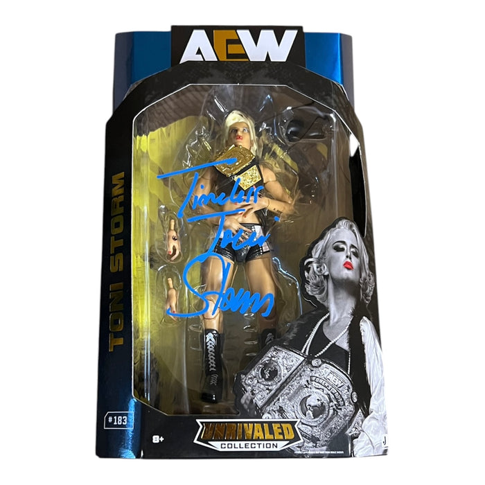 Toni Storm Unrivaled #183 AEW Action Figure - JSA Autographed