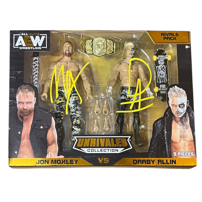 Darby Allin & Jon Moxley AEW 2 Pack - JSA Dual Autographed