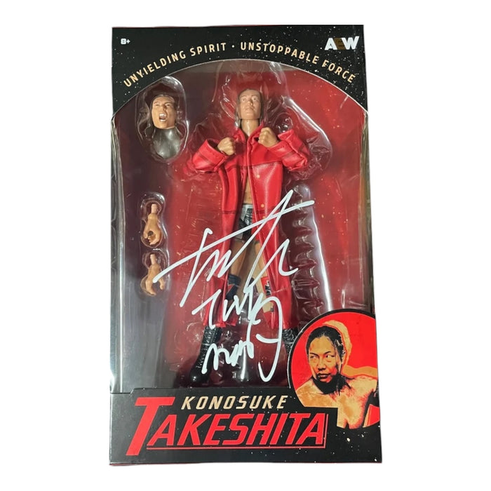 Konosuke Takeshita RSC Exclusive AEW Action Figure - JSA Autographed