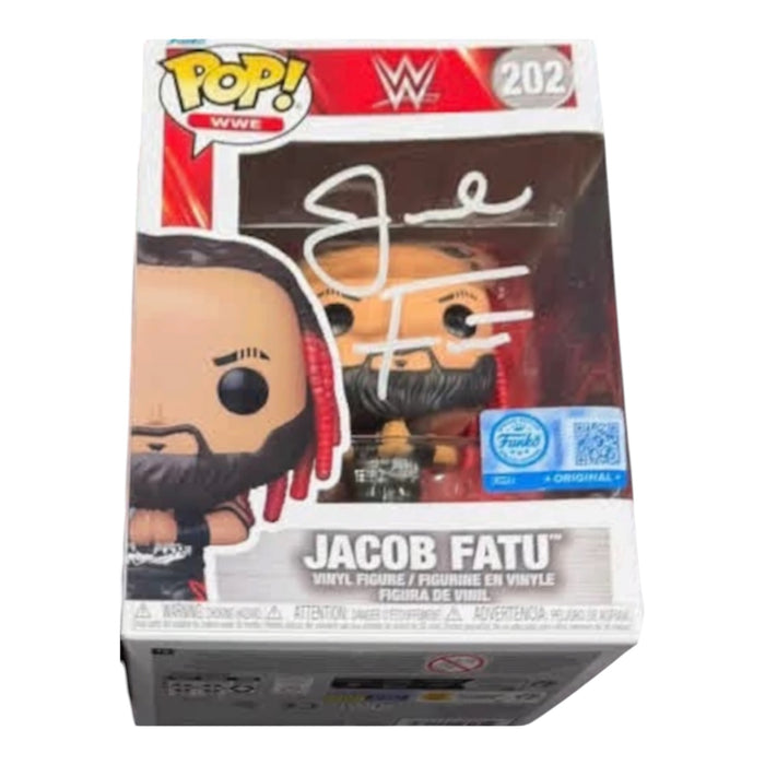 *Preorder* Jacob Fatu Funko POP #202 - JSA Witnessed Autographed