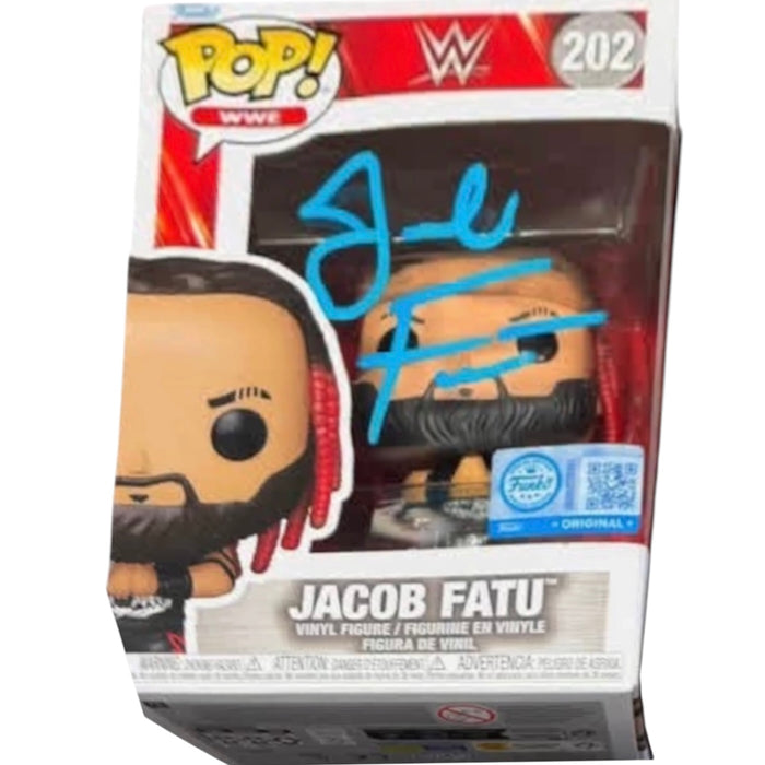*Preorder* Jacob Fatu Funko POP #202 - JSA Witnessed Autographed