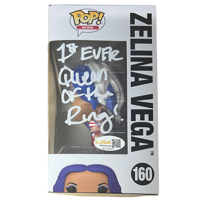 Zelina Vega Funko POP #160 - JSA Witnessed Autographed