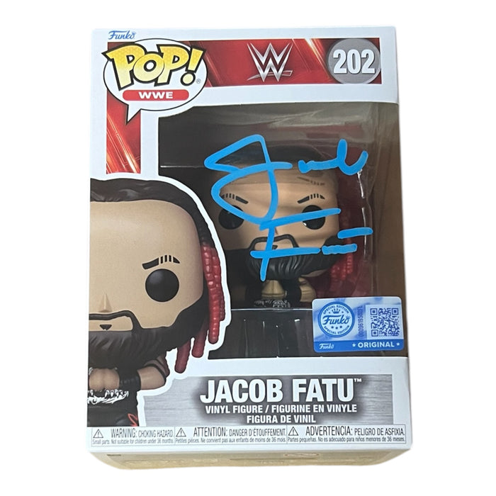 Jacob Fatu Funko POP #202 - JSA Witnessed Autographed