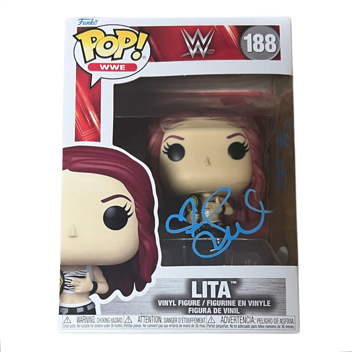 Lita Funko POP #188 - JSA Witnessed Autographed