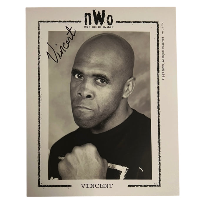 Vincent 8x10 WCW RP Promo - Autographed