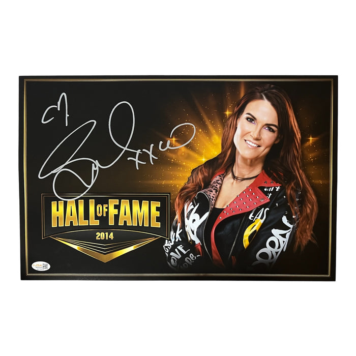 Lita 11x17 HOF Poster - JSA Autographed