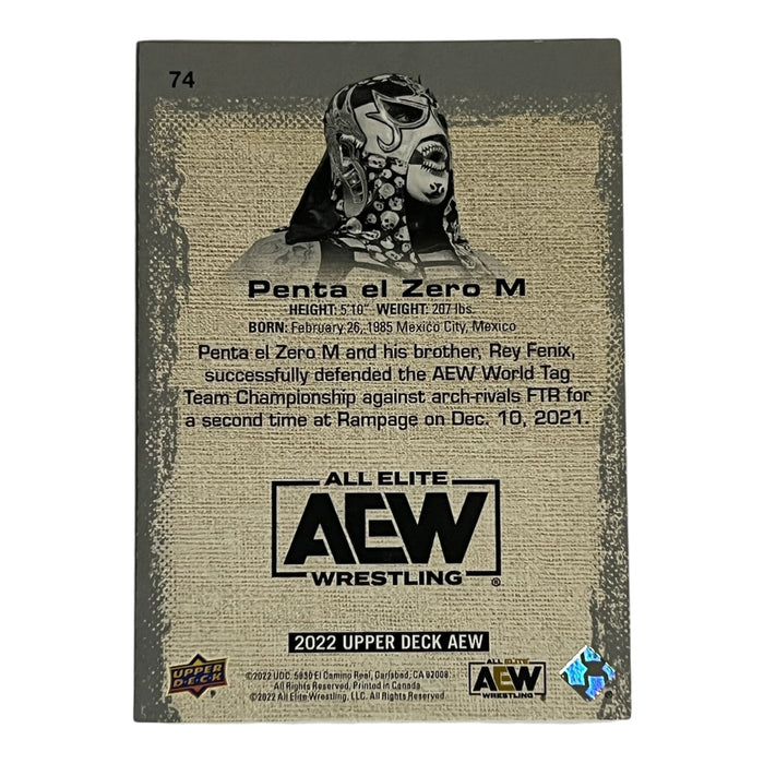 AEW - Penta El Zero M Upper Deck Trading Card - Autographed