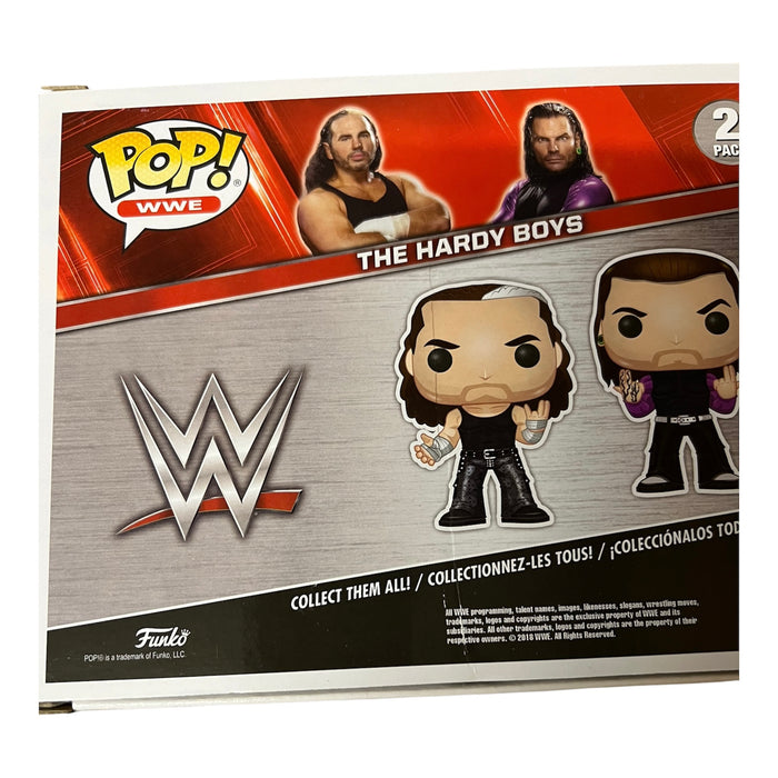 The Hardy Boyz Twin Pack Funko Pop - JSA Autographed
