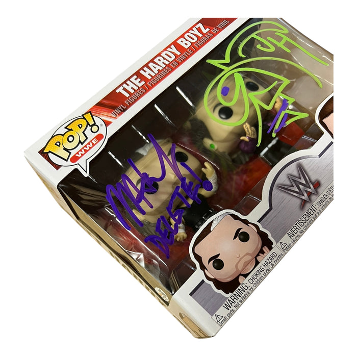 The Hardy Boyz Twin Pack Funko Pop - JSA Autographed
