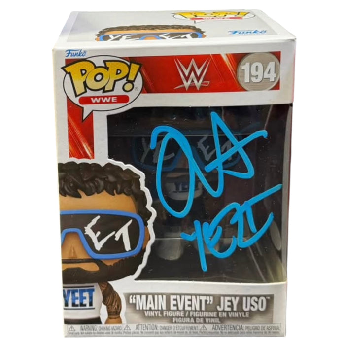 **Preorder** Jey Uso Funko POP #194 - JSA Witnessed Autographed