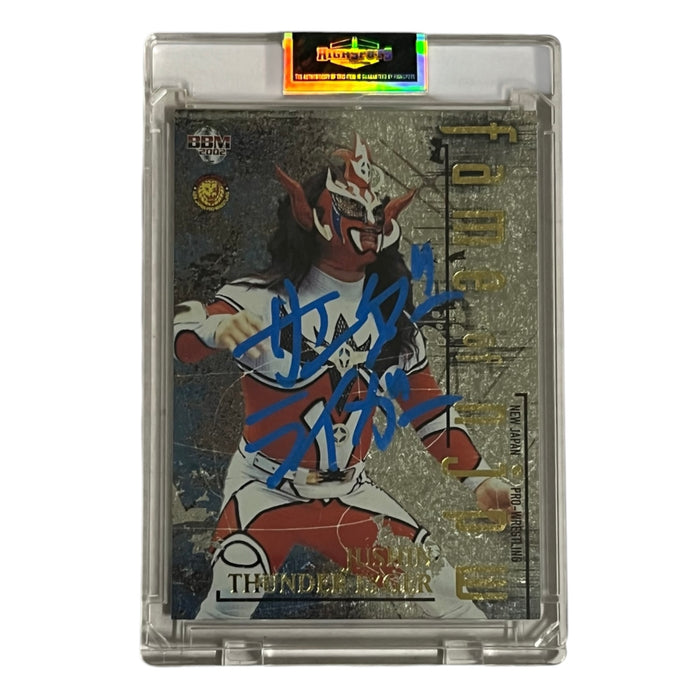 Jushin Thunder Liger NJPW Trading Card - Autographed