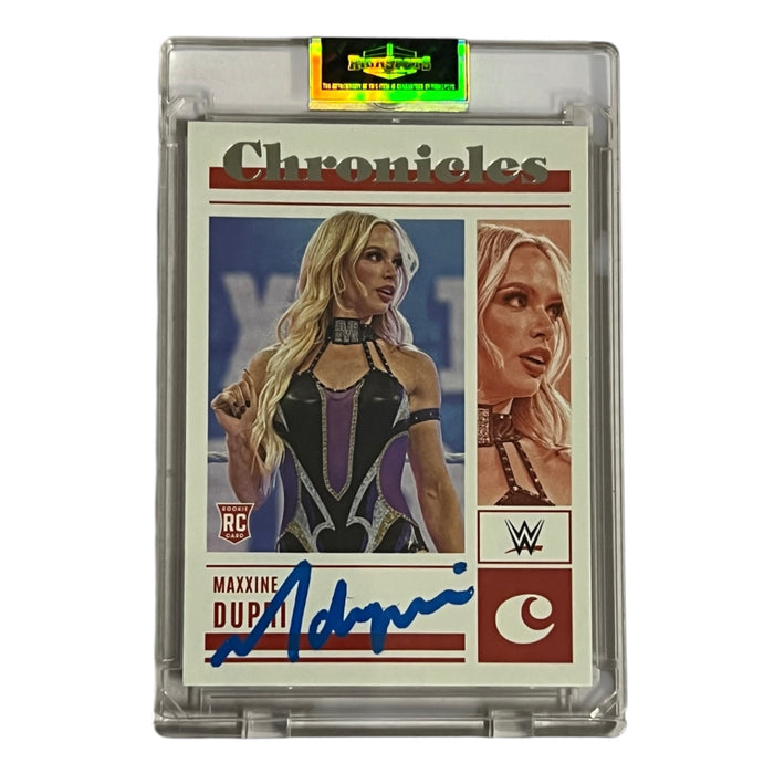 WWE - Maxxine Dupri Panini Trading Card - Autographed