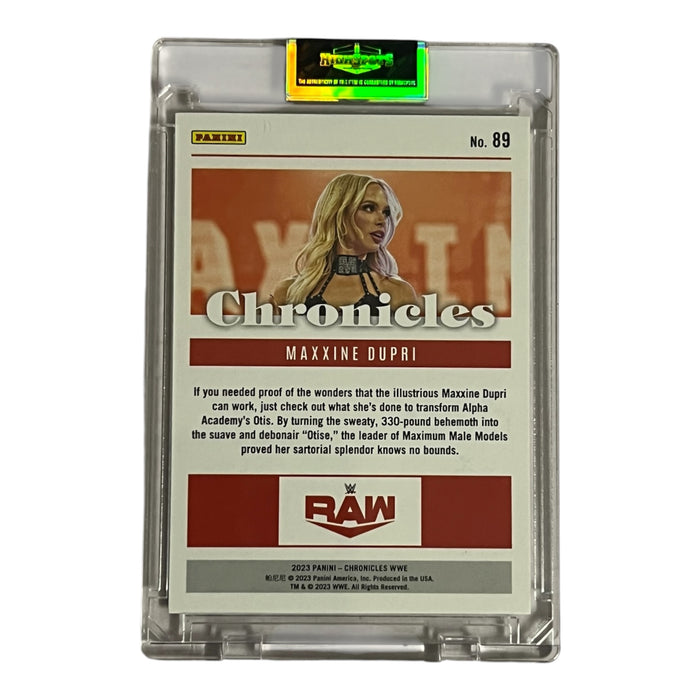 WWE - Maxxine Dupri Panini Trading Card - Autographed