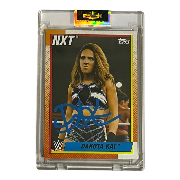 WWE - Dakota Kai Topps Trading Card - Autographed