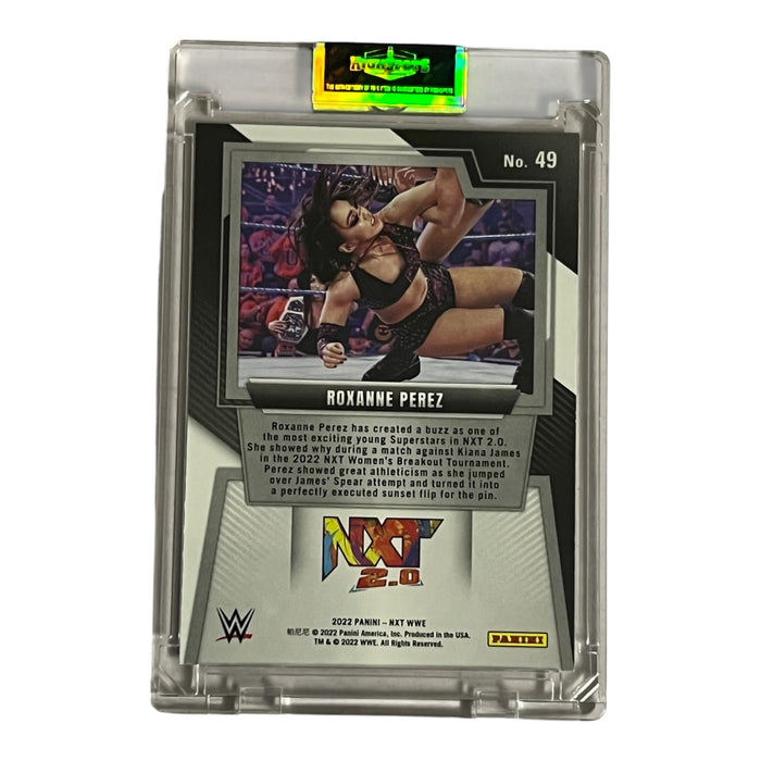 WWE - Roxanne Perez Panini Trading Card - Autographed